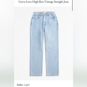 Curve Love High Rise Vintage Straight Jean